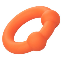 alpha ring by Calextotics Cockring Alpha Dual Ball 37mm Orange
